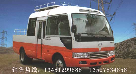 江淮6米9座汽油機(jī)電力工程車(chē)（國(guó)四）